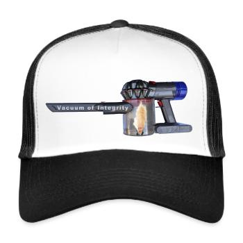 Vacuum of Integrity - Trucker Cap - white/black - Front
