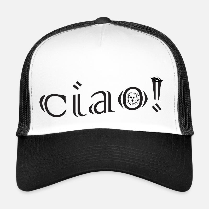 ciao - Trucker Cap - Weiß/Schwarz