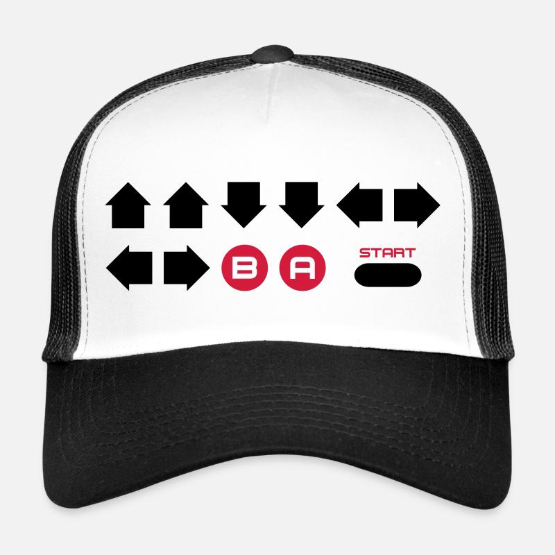 TheCODE - Casquette trucker  - blanc/noir