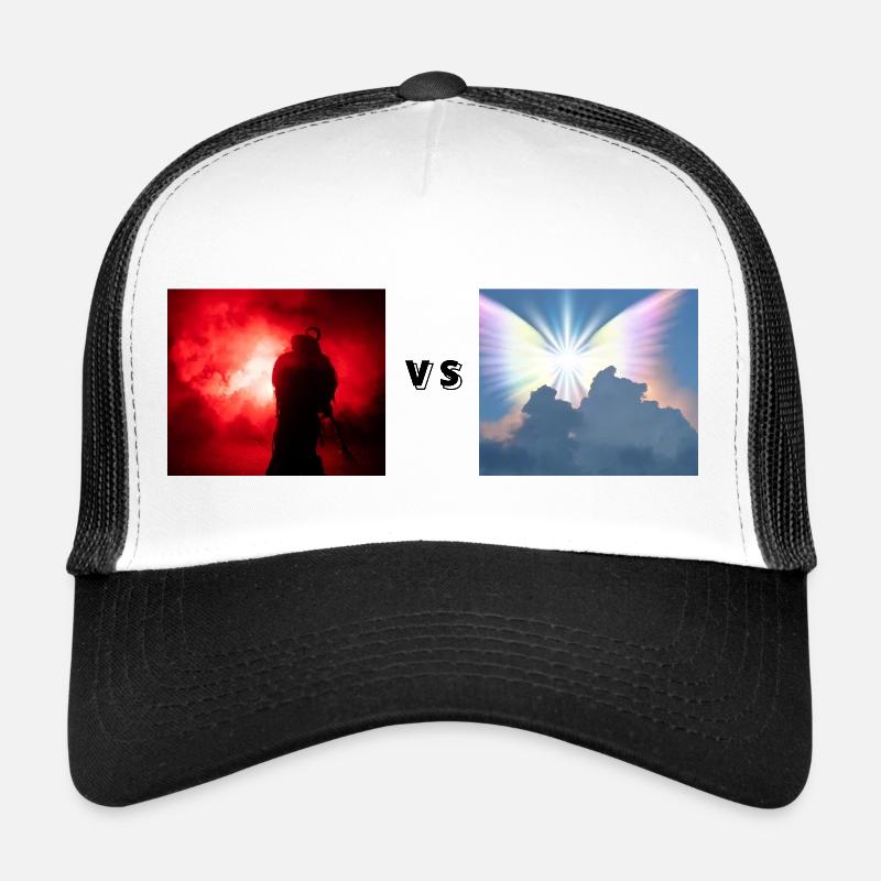 Hell VS Paradise - Trucker Cap - white/black