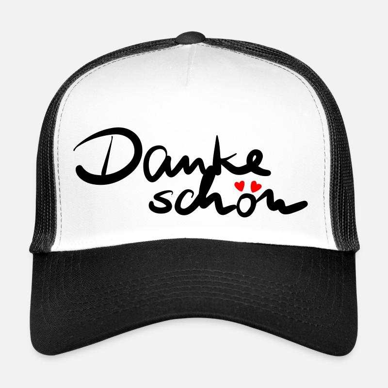 Dankeschön - Trucker Cap - Weiß/Schwarz