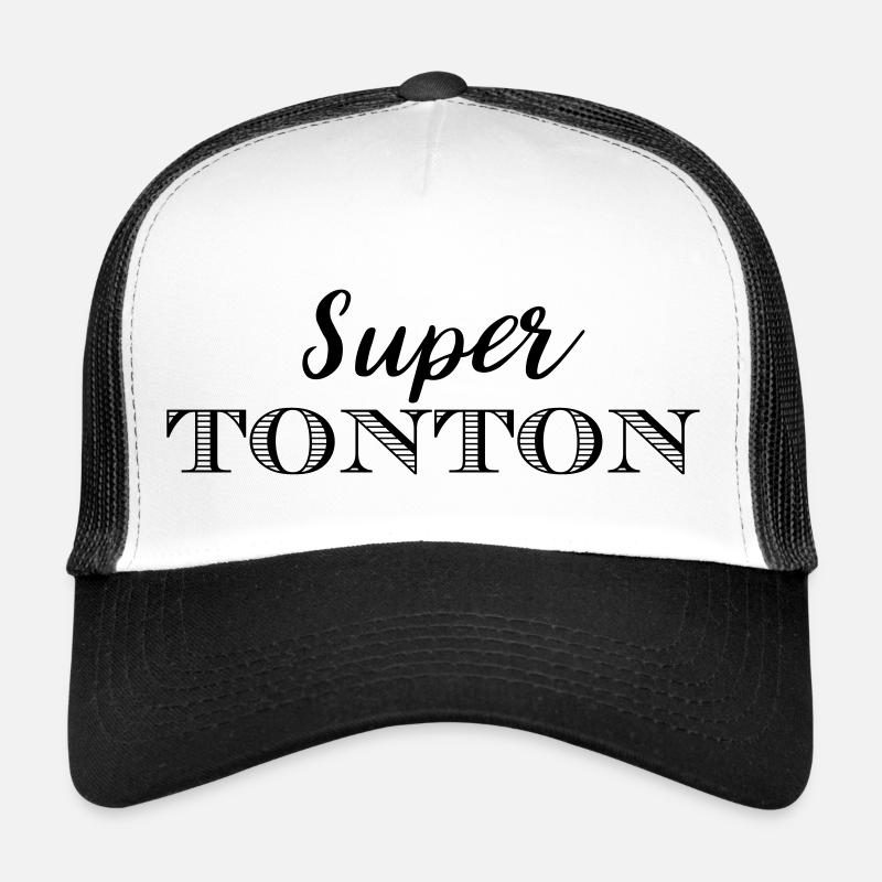 Super Tonton - Casquette trucker  - blanc/noir