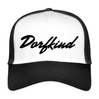 DORFKIND - Trucker Cap - Weiß/Schwarz - Vorne