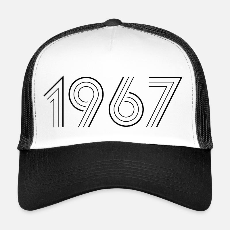 1967 - Trucker Cap - Weiß/Schwarz