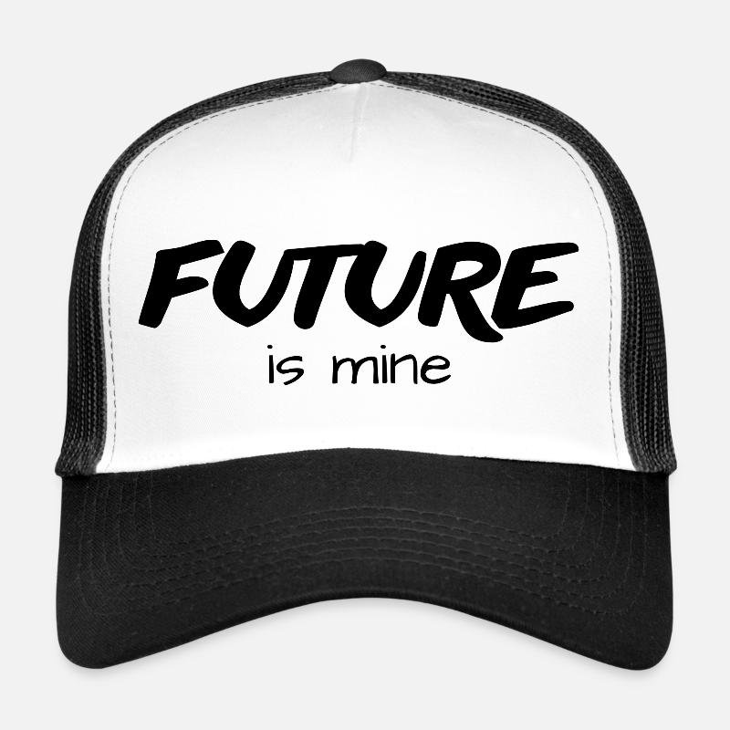future is mine - originelle Geschenkidee - - Trucker Cap - Weiß/Schwarz