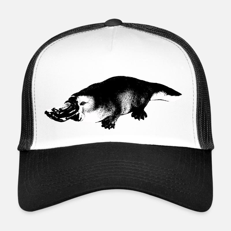Platypus - Trucker Cap - white/black
