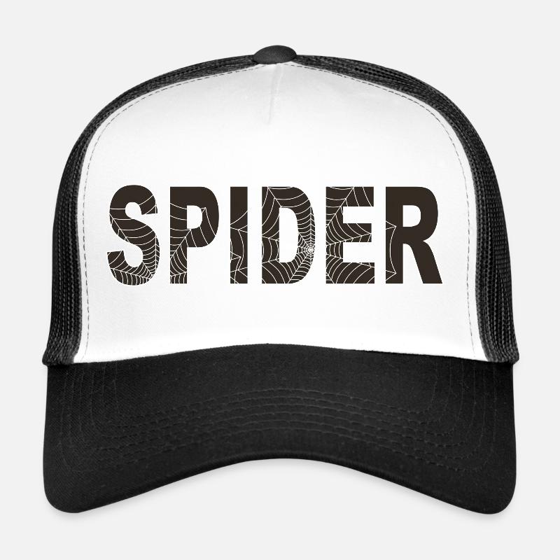 Spider word with graphic Trucker Cap