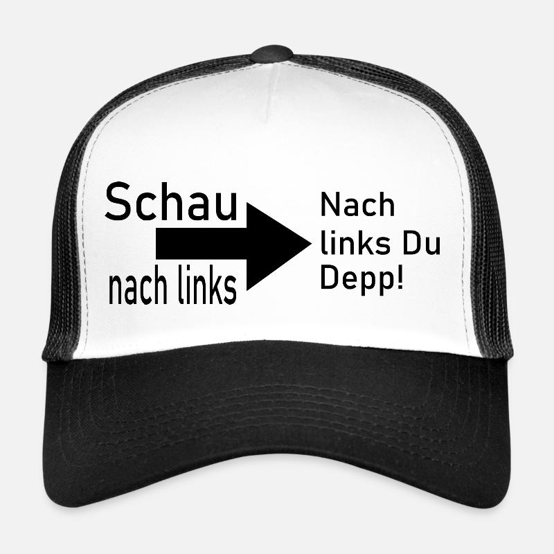 Fun Spaß Lustige - Trucker Cap - Weiß/Schwarz