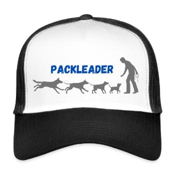 Packleader - Trucker Cap - Weiß/Schwarz - Vorne