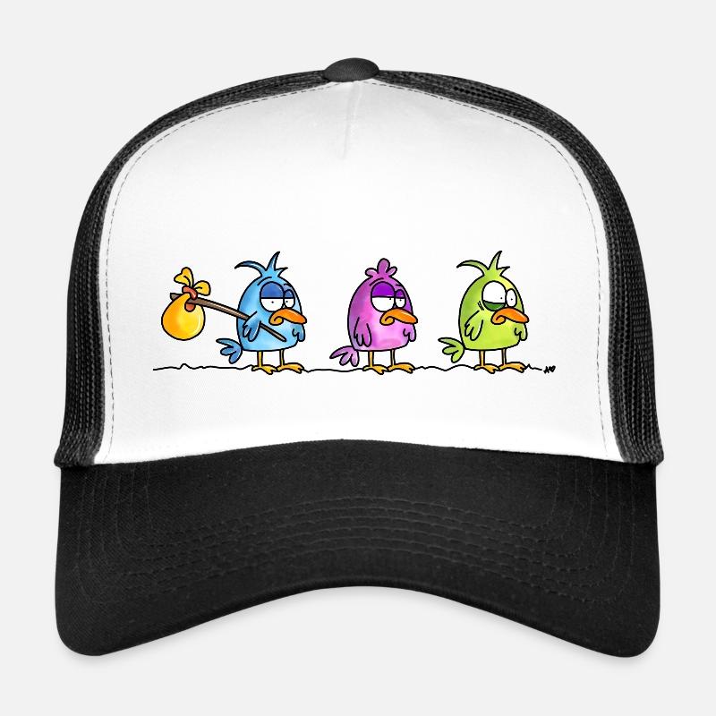 Die Wandervögel - Trucker Cap - Weiß/Schwarz