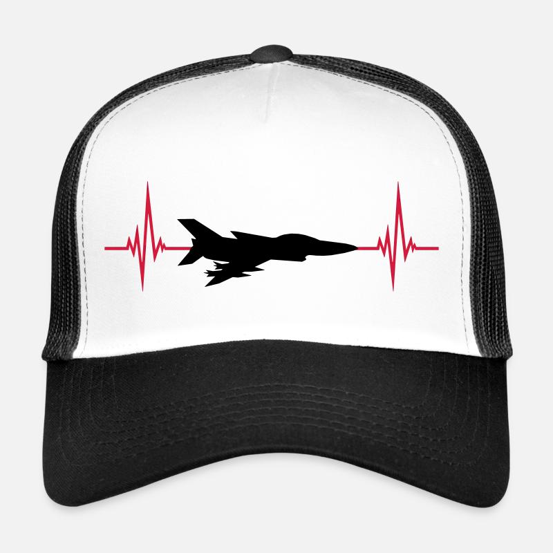 Avion de chasse Heartbeat Casquette trucker 