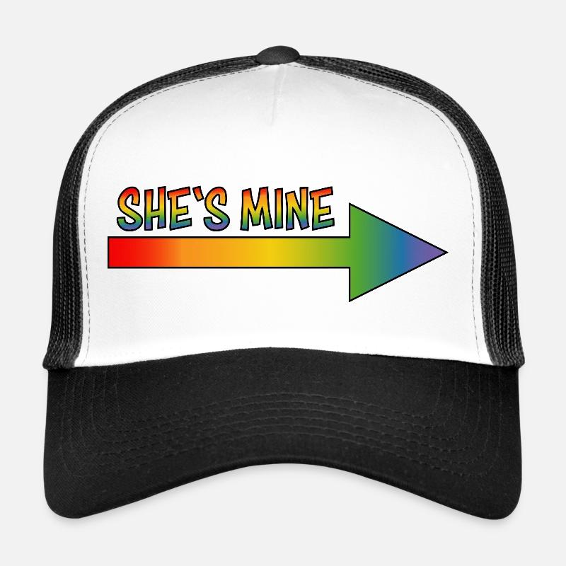 SHE S MINE lesbisch LGBT lgbtqi queer Trucker Cap