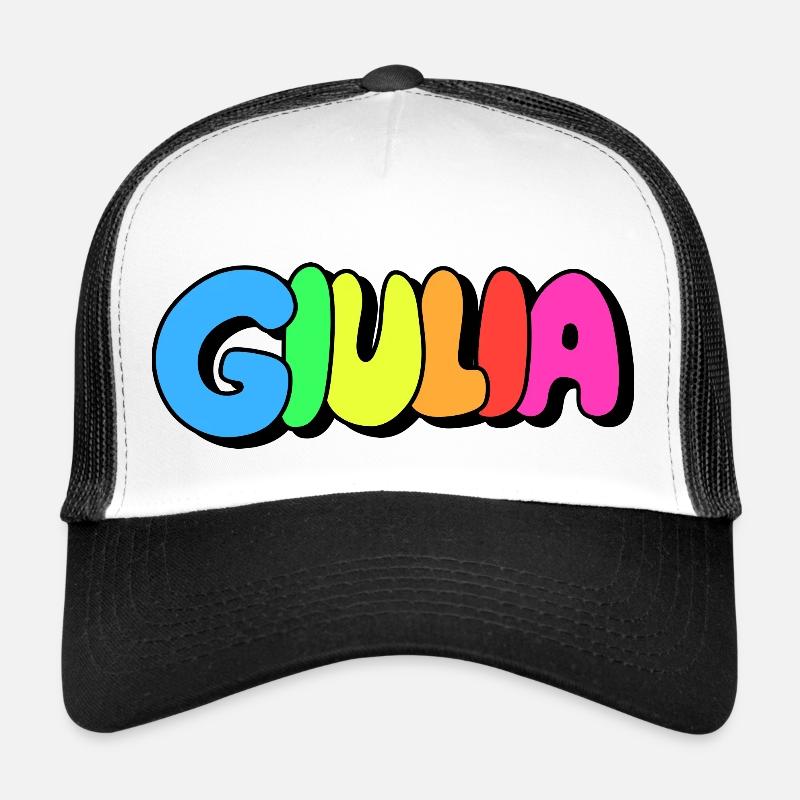 Giulia - Trucker Cap - white/black