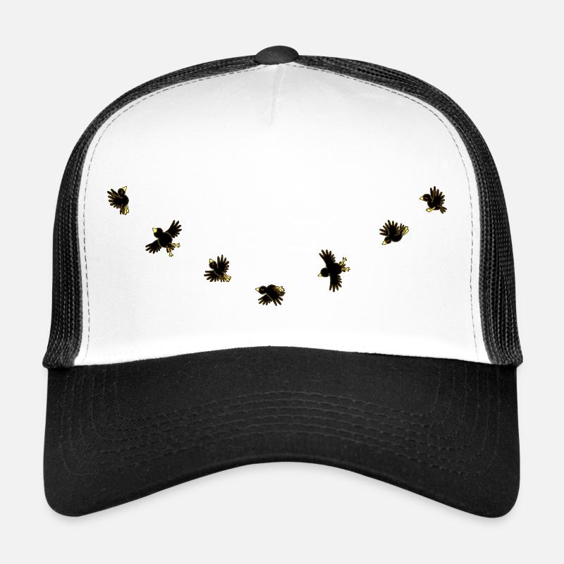 Birdies - Casquette trucker  - blanc/noir