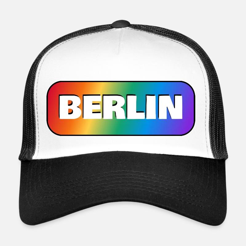BERLIN RAINBOW HAPPY PRIDE Casquette trucker 