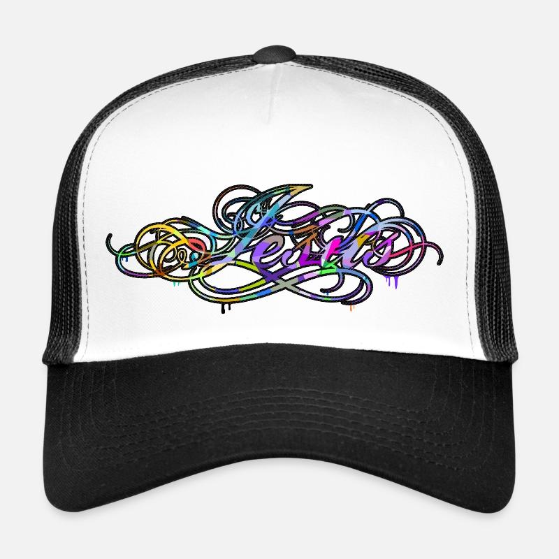 Jesus Graffiti Calligraphy - Trucker Cap - Weiß/Schwarz