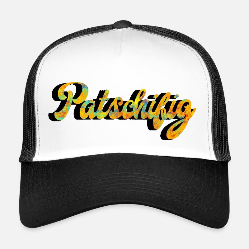 Patschifig - Trucker Cap - Weiß/Schwarz
