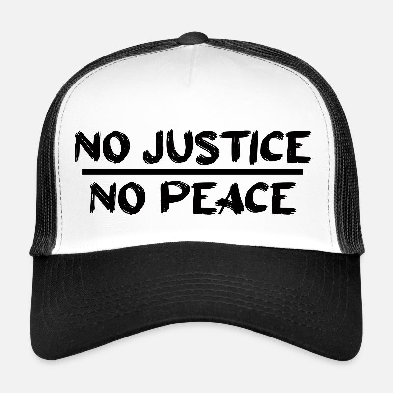 No Justice No Peace Trucker Cap