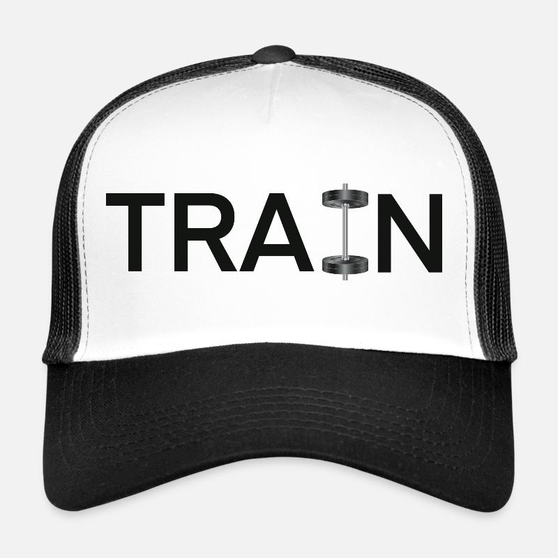 Workout musculation - Casquette trucker  - blanc/noir