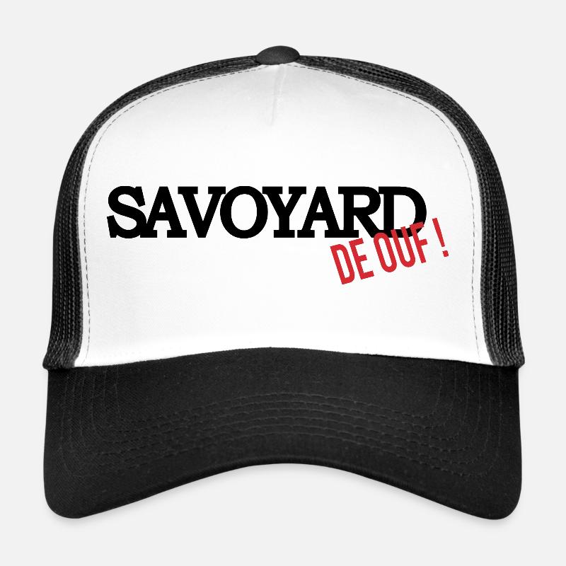 Savoyard de ouf (noir) Casquette trucker 
