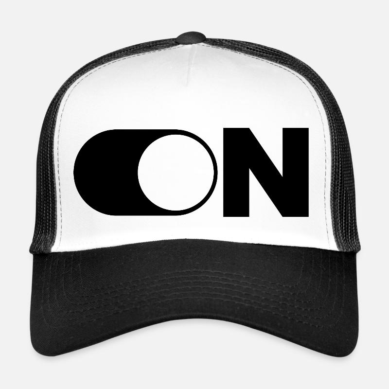 ON - Trucker Cap - Weiß/Schwarz
