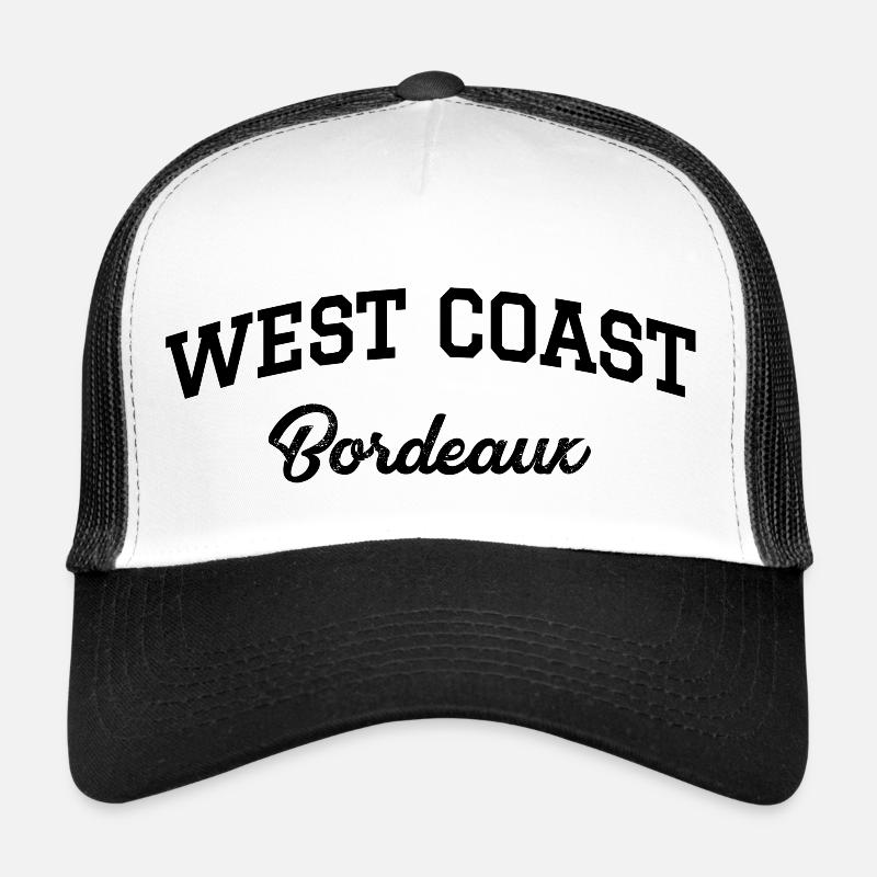 WEST COAST Bordeaux Casquette trucker 
