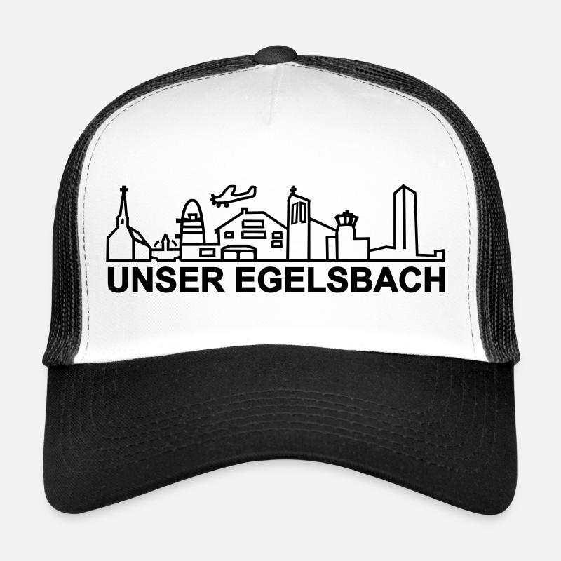 Unser Egelsbach - Trucker Cap - Weiß/Schwarz