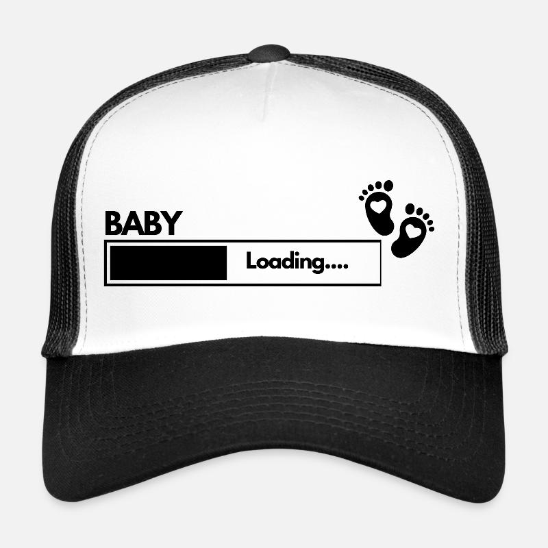 Witziger Spruch Baby Loading Trucker Cap