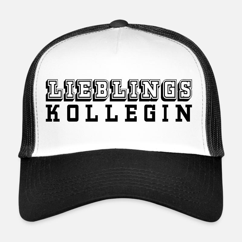 Lieblingskollegin Tshirt black Trucker Cap
