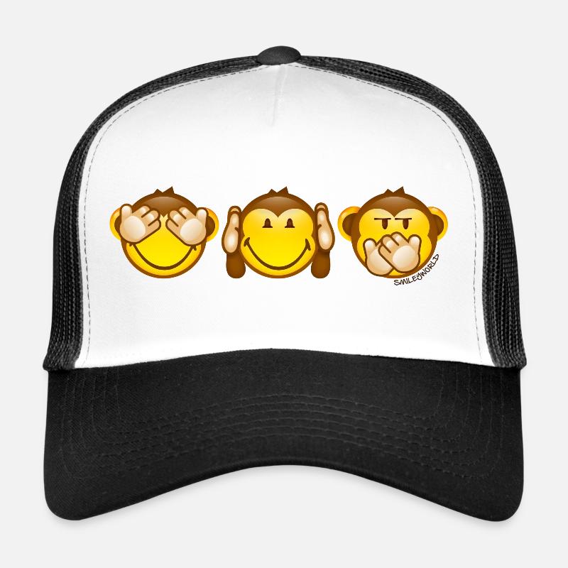 SmileyWorld Les Singes Comme Smileys Casquette trucker 