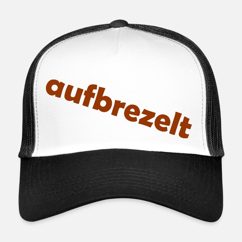 aufbrezelt - Trucker Cap - Weiß/Schwarz