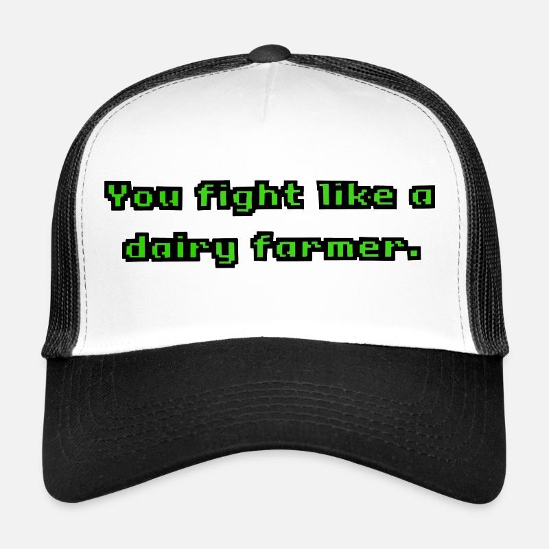 Dairy Farmer 2 - Trucker Cap - Weiß/Schwarz