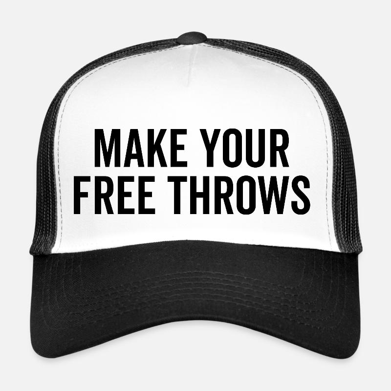 Faites vos lancers francs Casquette trucker 