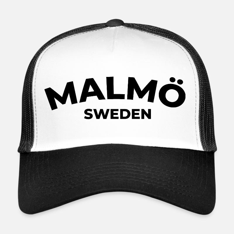 Malmö Trikot - Trucker Cap - Weiß/Schwarz