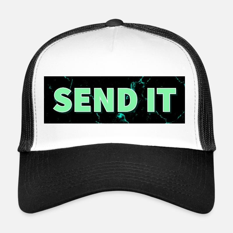 SEND IT box logo Trucker Cap