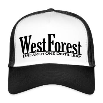 West Forest - Trucker Cap - Weiß/Schwarz - Vorne