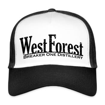 West Forest / Vintage - Trucker Cap - Weiß/Schwarz - Vorne