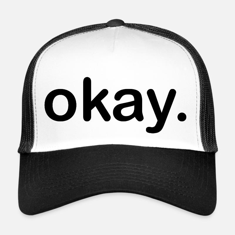 D’accord. Casquette trucker 
