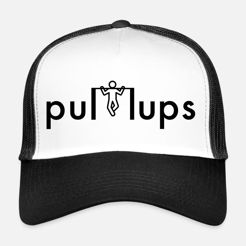 Pullups - Casquette trucker  - blanc/noir