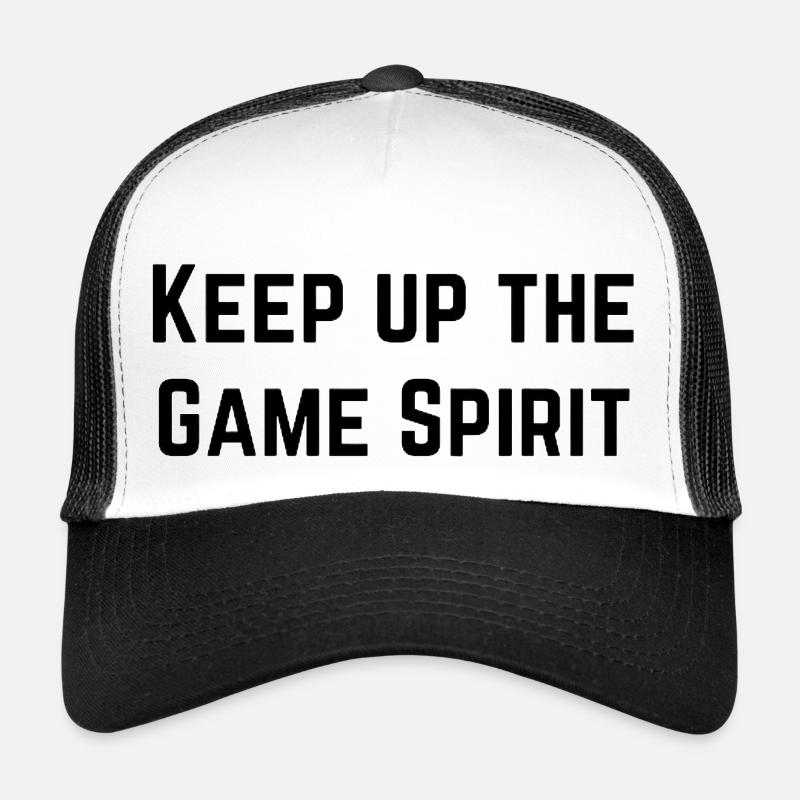 Halte den Spielgeist aufrecht Trucker Cap