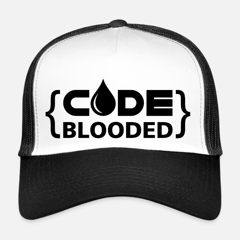 Programmation - Casquette trucker - blanc/noir