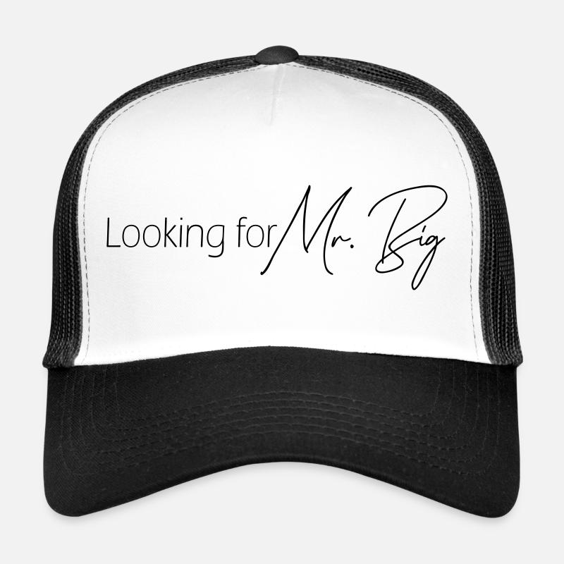 mr big SATC - Trucker Cap - white/black