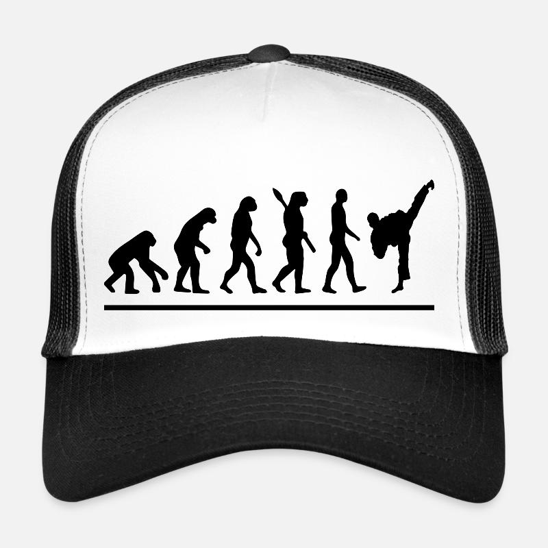 Évolution karaté / humour karaté Casquette trucker 