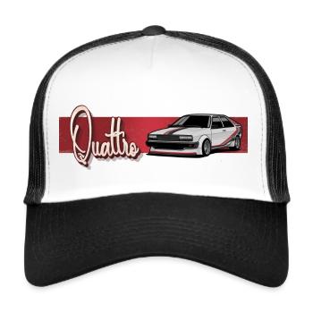 80 B2 Coupe Gr. 2 // Illustration // Rally - Trucker Cap - white/black - Front