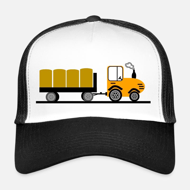 Traktor - Trucker Cap - Weiß/Schwarz