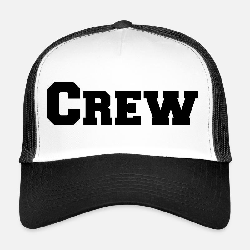 Crew 2 - Trucker Cap - Weiß/Schwarz