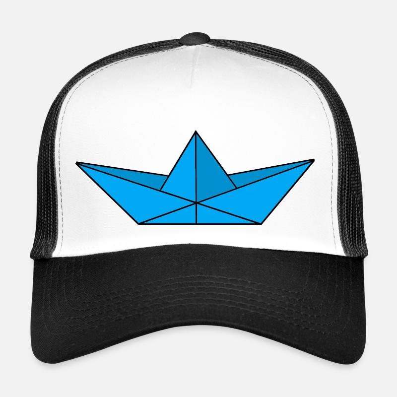 Papier turquoise Casquette trucker 