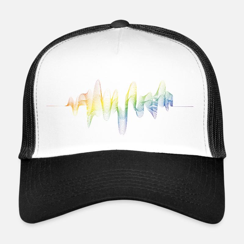 Rainbow power - Trucker Cap - Weiß/Schwarz