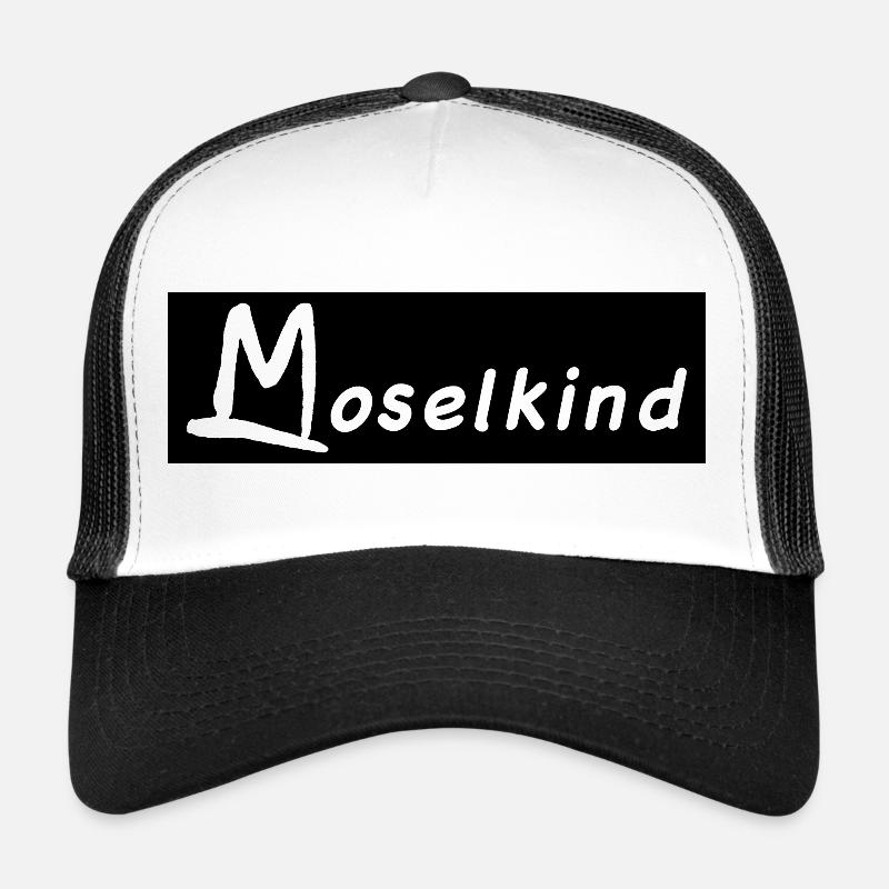 Kind der Mosel - Trucker Cap - Weiß/Schwarz