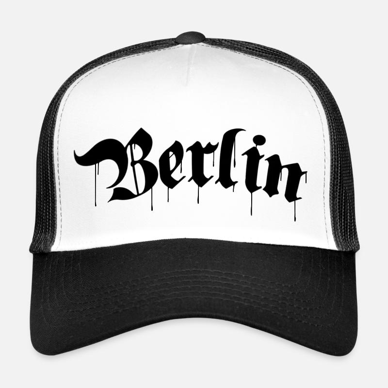 Berlin Lettering Design Trucker Cap